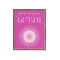Picture of Sagittarius Zodiac Print Art _GroupedProduct_Rectangle_Portrait_Framed_Matted_