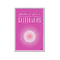 Picture of Sagittarius Zodiac Print Art _GroupedProduct_Rectangle_Portrait_Framed_Matted_