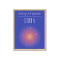 Picture of Libra Zodiac Print Art _GroupedProduct_Rectangle_Portrait_Framed_Matted_