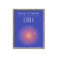 Picture of Libra Zodiac Print Art _GroupedProduct_Rectangle_Portrait_Framed_Matted_