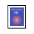 Picture of Libra Zodiac Print Art _GroupedProduct_Rectangle_Portrait_Framed_Matted_