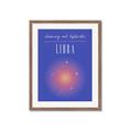 Picture of Libra Zodiac Print Art _GroupedProduct_Rectangle_Portrait_Framed_Matted_