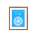 Picture of Cancer Zodiac Print Art _GroupedProduct_Rectangle_Portrait_Framed_Matted_