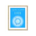 Picture of Cancer Zodiac Print Art _GroupedProduct_Rectangle_Portrait_Framed_Matted_