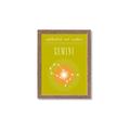 Picture of Gemini Zodiac Print Art _GroupedProduct_Rectangle_Portrait_Framed_Matted_