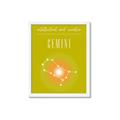 Picture of Gemini Zodiac Print Art _GroupedProduct_Rectangle_Portrait_Framed_Matted_