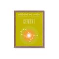 Picture of Gemini Zodiac Print Art _GroupedProduct_Rectangle_Portrait_Framed_Matted_