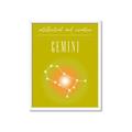 Picture of Gemini Zodiac Print Art _GroupedProduct_Rectangle_Portrait_Framed_Matted_