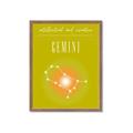 Picture of Gemini Zodiac Print Art _GroupedProduct_Rectangle_Portrait_Framed_Matted_
