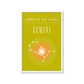 Picture of Gemini Zodiac Print Art _GroupedProduct_Rectangle_Portrait_Framed_Matted_