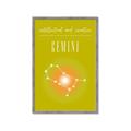 Picture of Gemini Zodiac Print Art _GroupedProduct_Rectangle_Portrait_Framed_Matted_