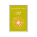 Picture of Gemini Zodiac Print Art _GroupedProduct_Rectangle_Portrait_Framed_Matted_