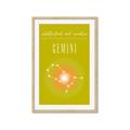 Picture of Gemini Zodiac Print Art _GroupedProduct_Rectangle_Portrait_Framed_Matted_