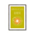 Picture of Gemini Zodiac Print Art _GroupedProduct_Rectangle_Portrait_Framed_Matted_