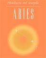 Picture of Aries Zodiac Print Art _GroupedProduct_Rectangle_Portrait_Unframed_Print_Only_