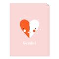 Picture of Kids Gemini Zodiac _GroupedProduct_Rectangle_Portrait_Unframed_Print_Only_