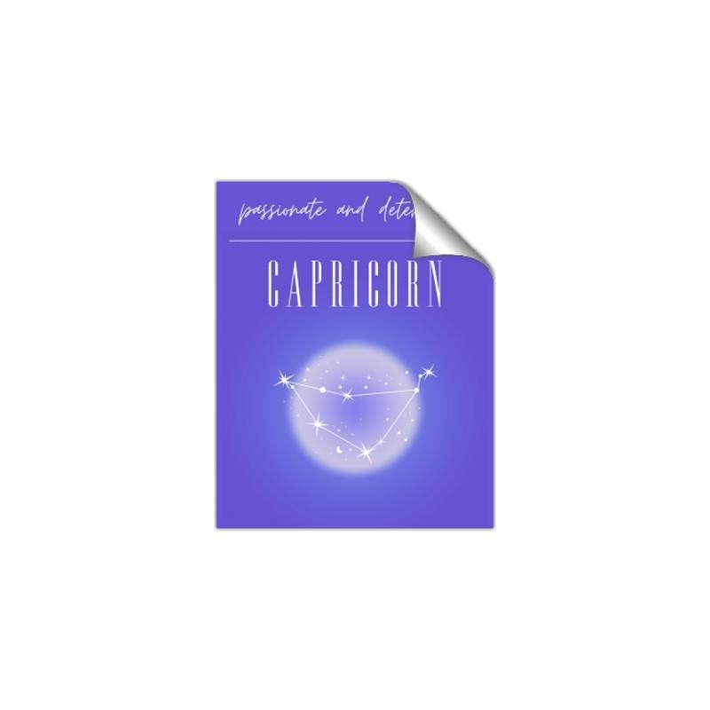 Picture of Capricorn Zodiac Print Art _GroupedProduct_Rectangle_Portrait_Unframed_Print_Only_