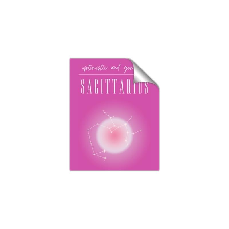 Picture of Sagittarius Zodiac Print Art _GroupedProduct_Rectangle_Portrait_Unframed_Print_Only_