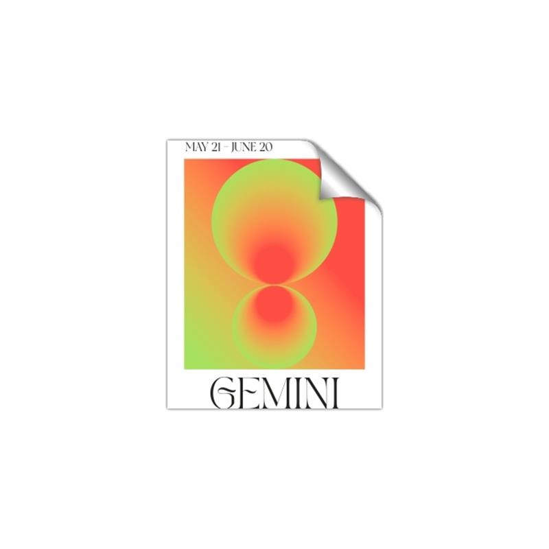 Picture of Gemini Umbre _GroupedProduct_Rectangle_Portrait_Unframed_Print_Only_
