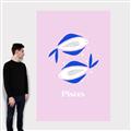 Picture of Kids Pisces Zodiac _GroupedProduct_Rectangle_Portrait_Canvas_