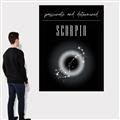 Picture of Scorpio Zodiac Print Art _GroupedProduct_Rectangle_Portrait_Canvas_