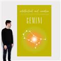 Picture of Gemini Zodiac Print Art _GroupedProduct_Rectangle_Portrait_Canvas_