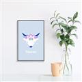 Picture of Kids Taurus Zodiac _GroupedProduct_Rectangle_Portrait_Canvas_Framed_