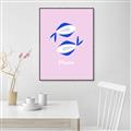 Picture of Kids Pisces Zodiac _GroupedProduct_Rectangle_Portrait_Canvas_Framed_