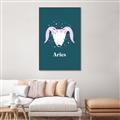Picture of Kids Aries Zodiac _GroupedProduct_Rectangle_Portrait_Canvas_Framed_