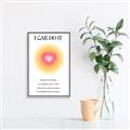 Picture of Motivational Aura Poster _GroupedProduct_Rectangle_Portrait_Canvas_Framed_