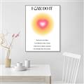 Picture of Motivational Aura Poster _GroupedProduct_Rectangle_Portrait_Canvas_Framed_