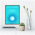 Picture of Pisces Zodiac Print Art _GroupedProduct_Rectangle_Portrait_Canvas_Framed_