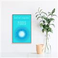 Picture of Pisces Zodiac Print Art _GroupedProduct_Rectangle_Portrait_Canvas_Framed_
