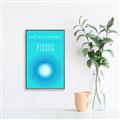 Picture of Pisces Zodiac Print Art _GroupedProduct_Rectangle_Portrait_Canvas_Framed_