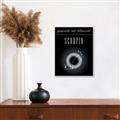 Picture of Scorpio Zodiac Print Art _GroupedProduct_Rectangle_Portrait_Canvas_Framed_
