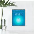 Picture of Aquarius Zodiac Print Art _GroupedProduct_Rectangle_Portrait_Canvas_Framed_