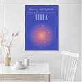 Picture of Libra Zodiac Print Art _GroupedProduct_Rectangle_Portrait_Canvas_Framed_