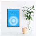 Picture of Cancer Zodiac Print Art _GroupedProduct_Rectangle_Portrait_Canvas_Framed_