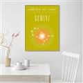 Picture of Gemini Zodiac Print Art _GroupedProduct_Rectangle_Portrait_Canvas_Framed_