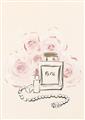 Picture of Paris Perfume and Roses _GroupedProduct_Rectangle_Portrait_Unframed_Print_Only_