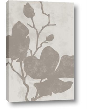 Picture of Floral  Shapes in Beaver Brown I