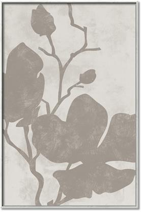 Picture of Floral  Shapes in Beaver Brown I