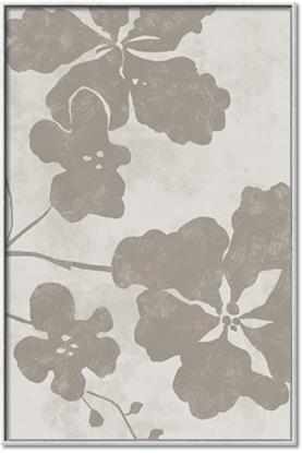Picture of Floral  Shapes in Beaver Brown IV