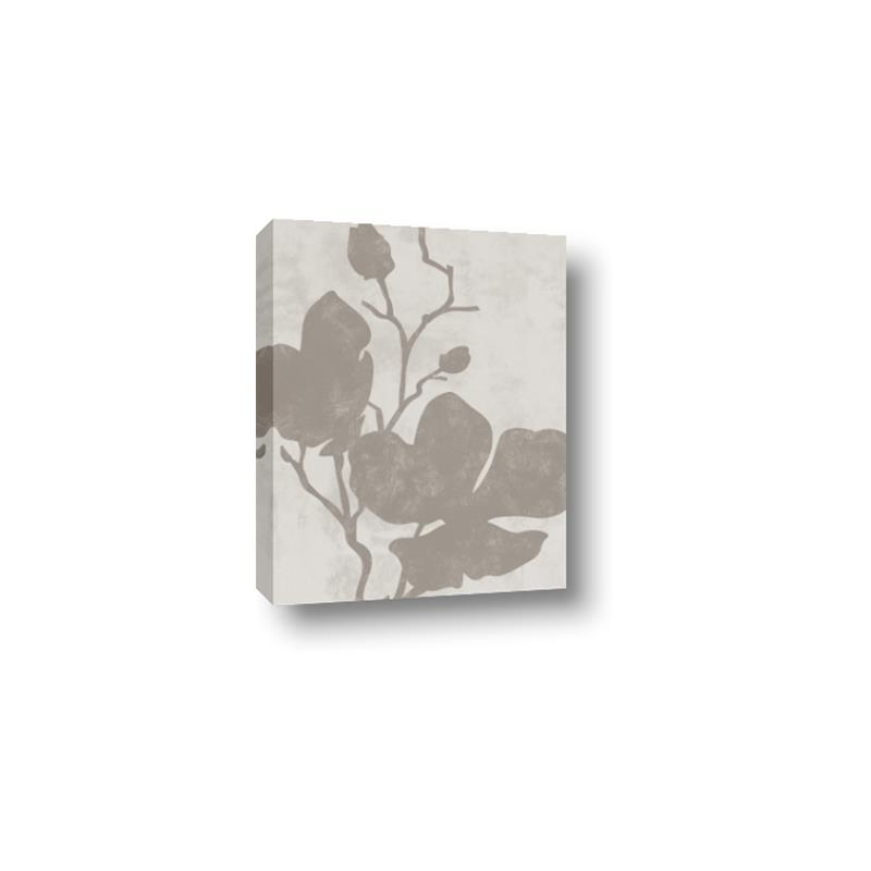 Picture of Floral  Shapes in Beaver Brown I _GroupedProduct_Rectangle_Portrait_Canvas_