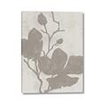 Picture of Floral  Shapes in Beaver Brown I _GroupedProduct_Rectangle_Portrait_Canvas_