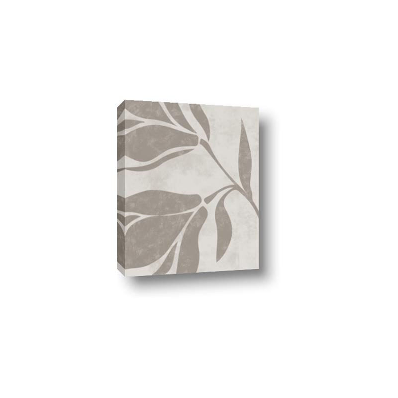 Picture of Floral  Shapes in Beaver Brown II _GroupedProduct_Rectangle_Portrait_Canvas_
