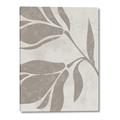 Picture of Floral  Shapes in Beaver Brown II _GroupedProduct_Rectangle_Portrait_Canvas_