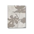 Picture of Floral  Shapes in Beaver Brown III _GroupedProduct_Rectangle_Portrait_Canvas_
