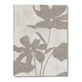 Picture of Floral  Shapes in Beaver Brown III _GroupedProduct_Rectangle_Portrait_Canvas_