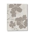 Picture of Floral  Shapes in Beaver Brown IV _GroupedProduct_Rectangle_Portrait_Canvas_